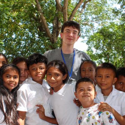 Bruno in San Rafael Honduras on a service learning trip in July 2025