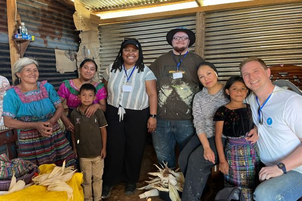 Corporate volunteers with Shool the World