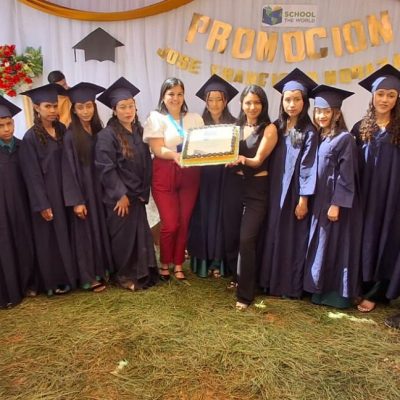 Graduacion 9no grado. comunidad Vallecillo. 27
