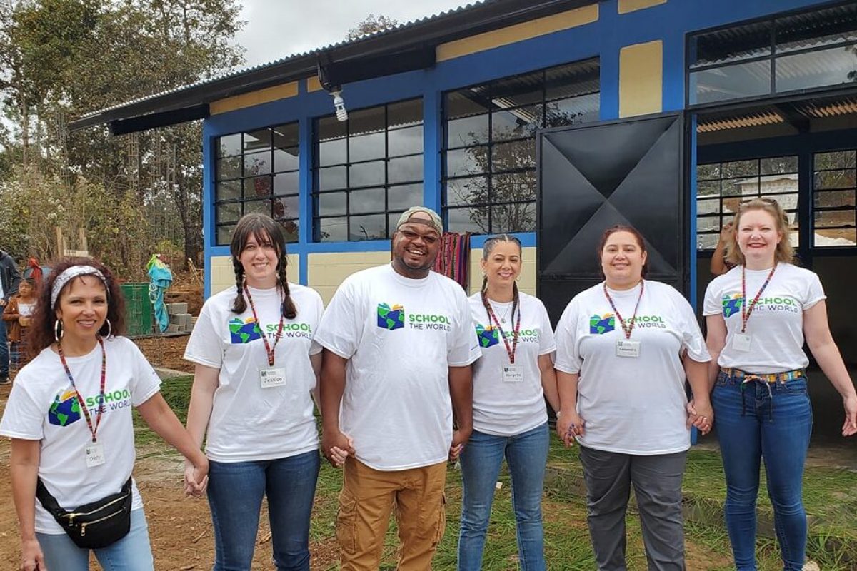 IMG Corporate service learning group photo