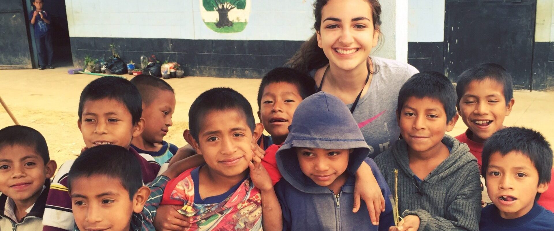 Gabriela Baghdady in Guatemala during a School the World Service Learning Program.
