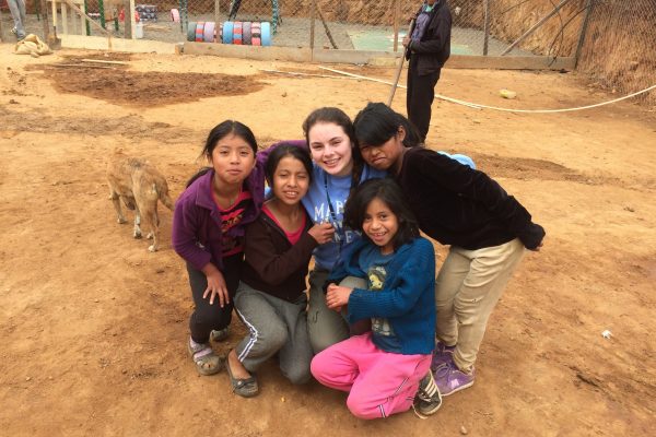 Jacqueline Fanning on a School the World Service Trip as a student