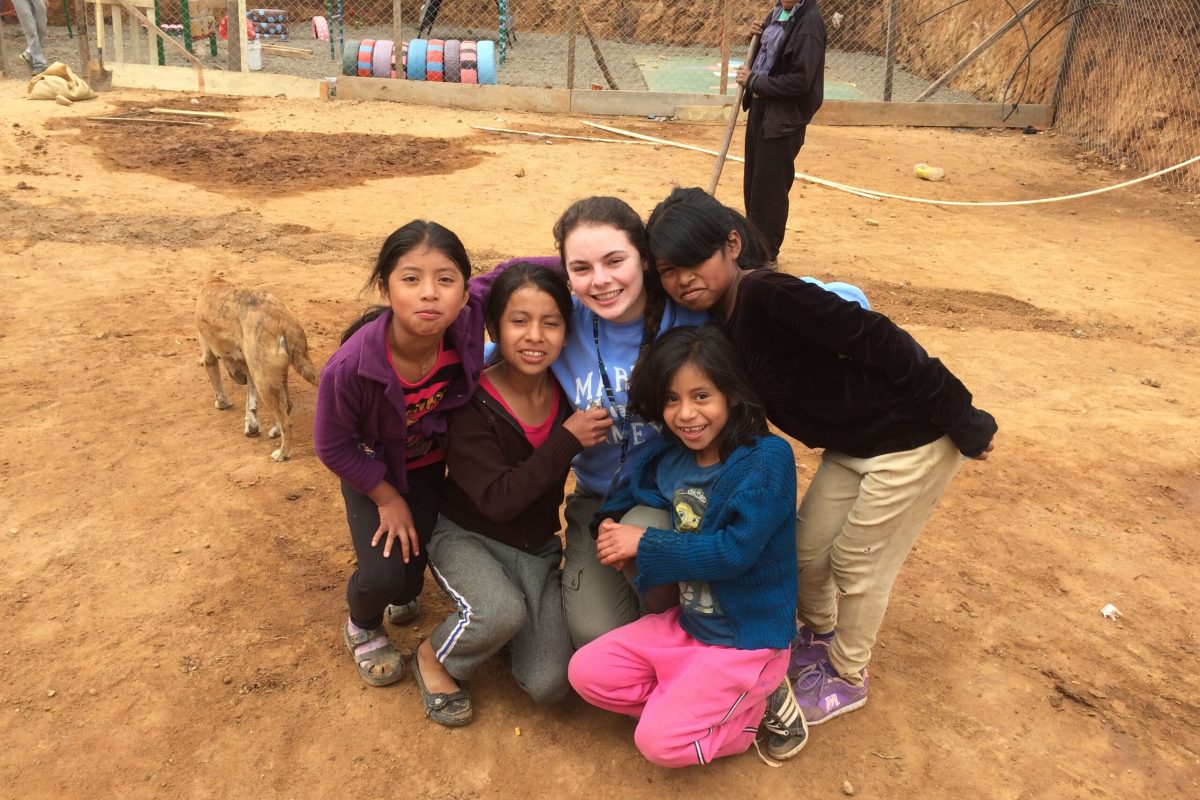 Jacqueline Fanning on a School the World Service Trip as a student