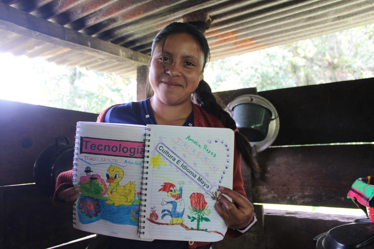 amelia and her drawings