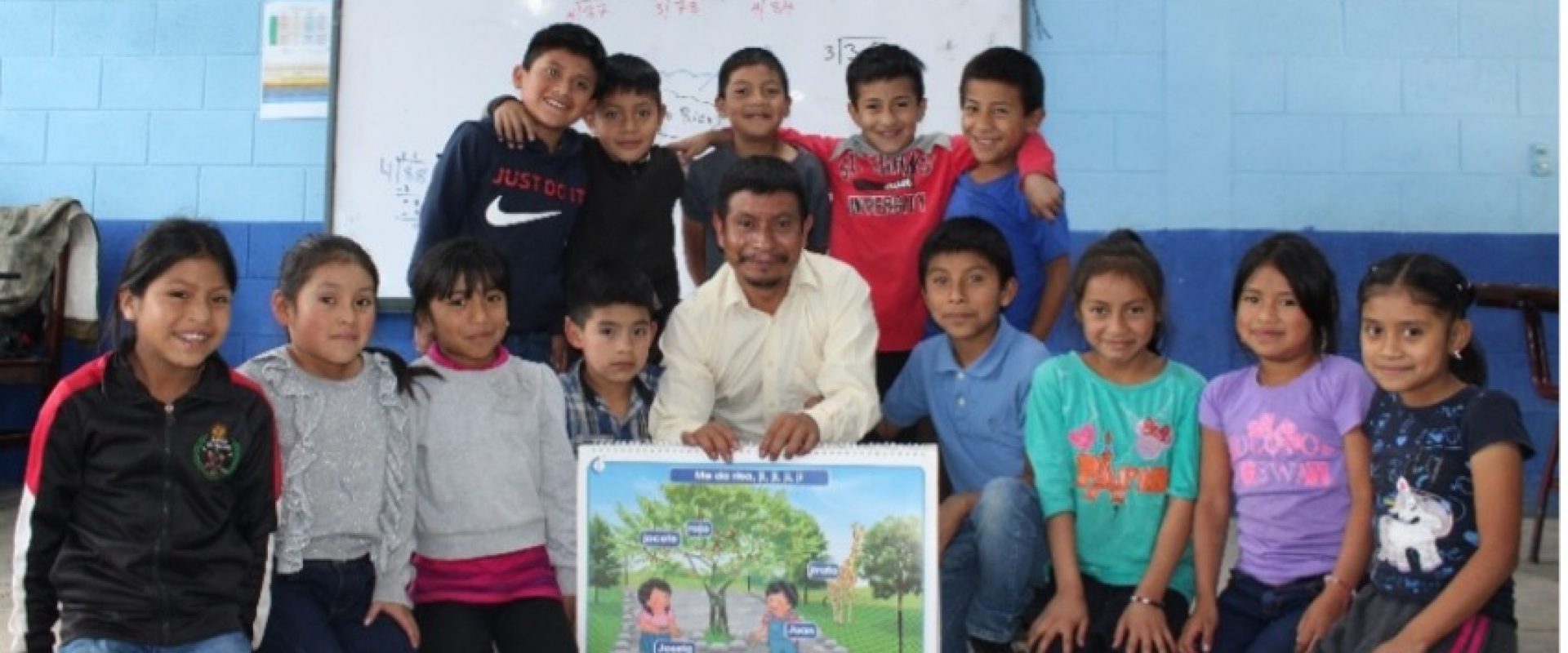 Teacher Juan appreciates the transformation when a new classroom provides clean, bright, and safe environment for teaching.